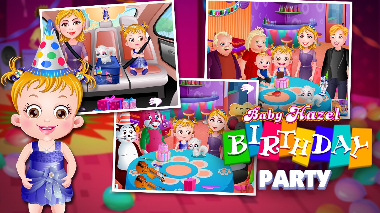 Baby Hazel: Birthday Party 🕹️ Play on Play123