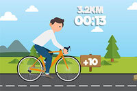 Take your bike out for a ride around the block