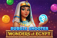 Step into an ancient Egyptian night in Bubble Shooter Pyramid Quest
