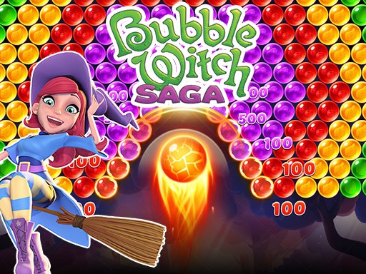 Bubble Witch Shooter Magical Saga em Jogos na Internet