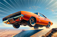 Fun and enjoyment filled stunt car game with casual fun and also challenging