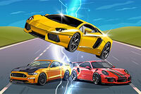 Purchase the cars and watch them race on the race tracks