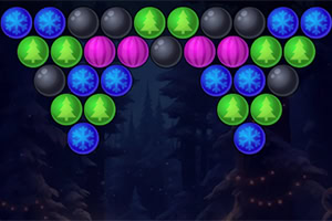 Enjoy this Bubble Shooter game for Christmas