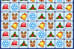 Match Christmas items and reach the goal as quickly as you can