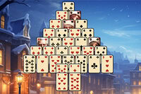 Enjoy a festive Pyramid Solitaire challenge for Christmas