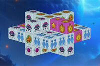 Connect matching cubes in a 3D puzzle challenge