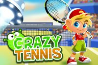 Enjoy a cartoon tennis game where players battle monsters on a dynamic,