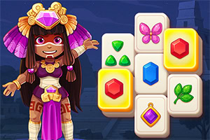 A vibrant character in elaborate costume with colorful accessories stands next to a grid of various geometric shapes and symbols in bright colors