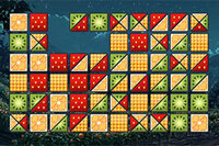 Enjoy a tasty twist on Mahjong Connect with delicious split tiles