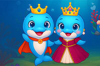Dress up two playful dolphins in stylish underwater outfits!