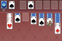 Klondike game with double the cards