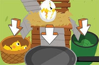 Tap to sort good eggs, chicks, and bad eggs!