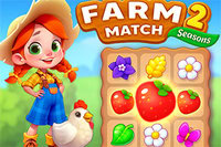 A farming-themed puzzle game where you match tiles to collect harvests