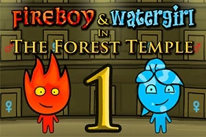 Fireboy and Watergirl in The Forest Temple Unblocked (Two Player Game)