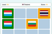 Test your memory with 98 flags from countries worldwide