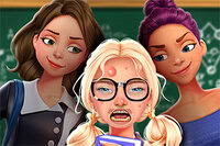 Help a shy student shine in From Nerd To School Popular