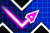 Geometry Vibes is a reaction-based arcade game where you avoid obstacles, traps