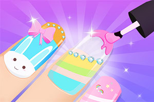 Girls Fun Nail Salon is a fun Makeover game