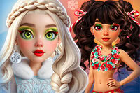 Style princesses for winter vacations
