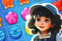 Explore a vibrant world of match-3 puzzles filled with colorful jewels