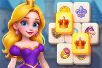 Enter the magical Royal Kingdom in Kings & Queens Mahjong!