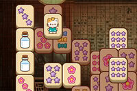 A Mahjong game with a cat theme