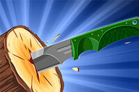 Test your knife-throwing skills