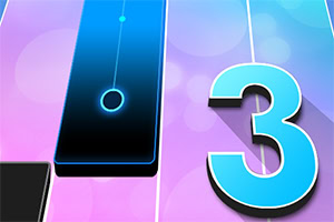 Large blue number 3 on a purple gradient background with a vertical dark blue bar and glowing circle