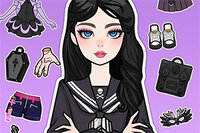 Create enchanted looks in Magical Diary: Paper Dress Up