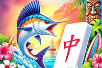 Collect all the Hawaiian items in this daily Mahjong at Home game