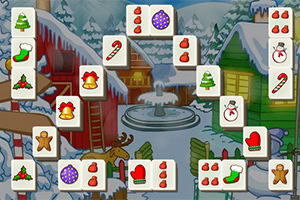 Get in the Christmas mood with this Mahjong game