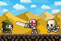 Defend your kingdom in a medieval fantasy battle against invading monsters