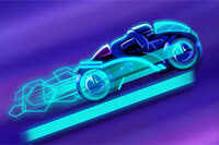 Ride, rotate, and rule the neon world in Neon Rider - the ultimate 2D motorbike