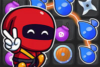 Ninja Spell Match is a fast-paced blend of match-3 puzzling and ninja action