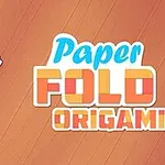 The image features a playful graphic of a pizza slice and a hand, alongside the text Paper Fold Origami on a wooden background, suggesting a fun and creative theme related to origami and food