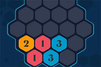 Merge numbers on the board and aim for 7