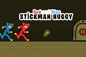 Red and Blue Stickman Huggy