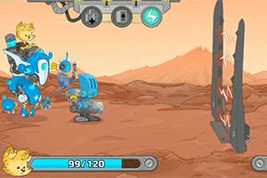 Lead robots into epic battles