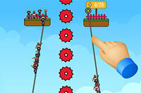 Rope Rescue is a puzzle game with simple controls but a challenging twist