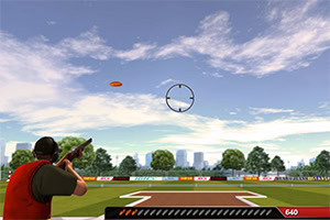 Skeet Challenge is a sports game in which the player can shoot clay pigeons