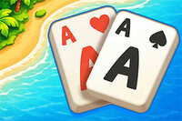 Play Solitaire TriPeaks Escapes, a relaxing card game wrapped in warm summer