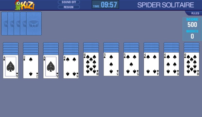 Spider Solitaire Time - Play UNBLOCKED Spider Solitaire Time on