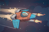 It doesn't take a rocket scientist to fly through space!