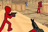 Enjoy this wonderful FPS where you can control a brave stickman!