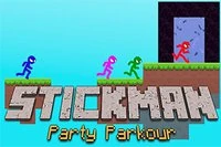 Stickman Party, a game that you can play with your 4 friends, is played in 2