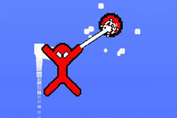 Have you ever seen a stickman throwing a web before?