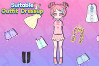 Create the perfect look in Suitable Outfit Dressup