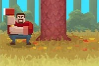 Enjoy this new version of the game that will get on your nerves, Timber Man