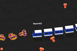 TrainWar.io 3D is an exciting slithering train game set in a vibrant 3D world