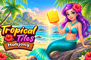 Match tiles in tropical paradise